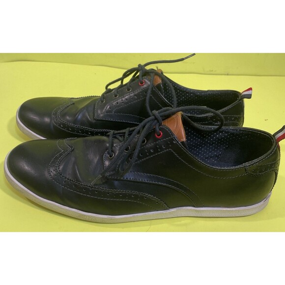 H&M Casual Flat Leather Shoes Lace Up Black Women’s Size 42 (US 9) 842410 - Picture 3 of 6